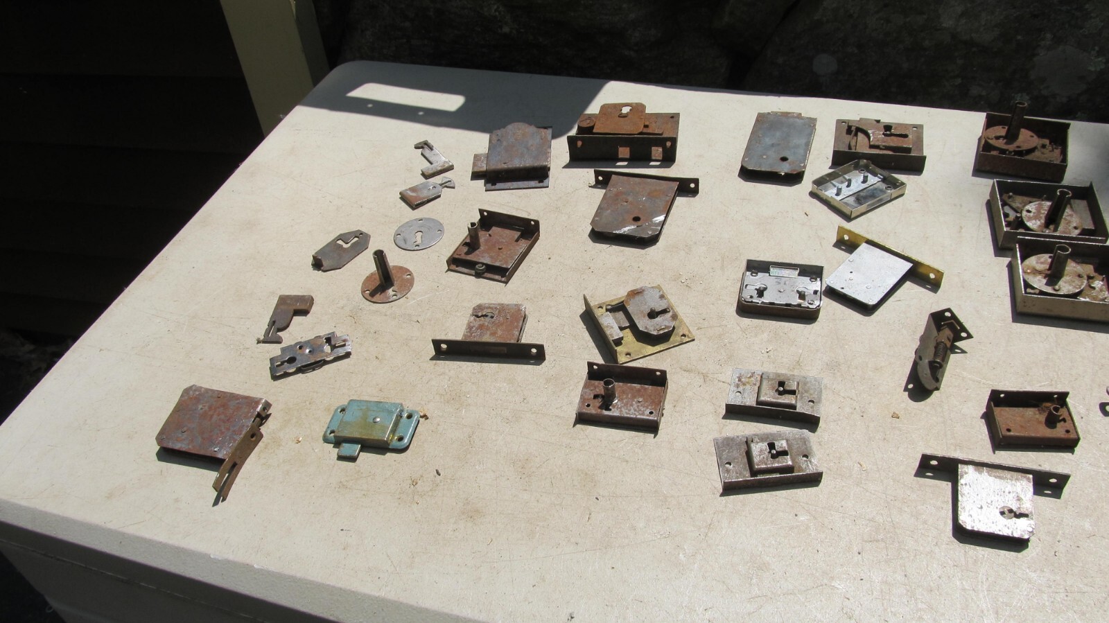 Lg Lot of Vintage Furniture & Box Locks & Parts