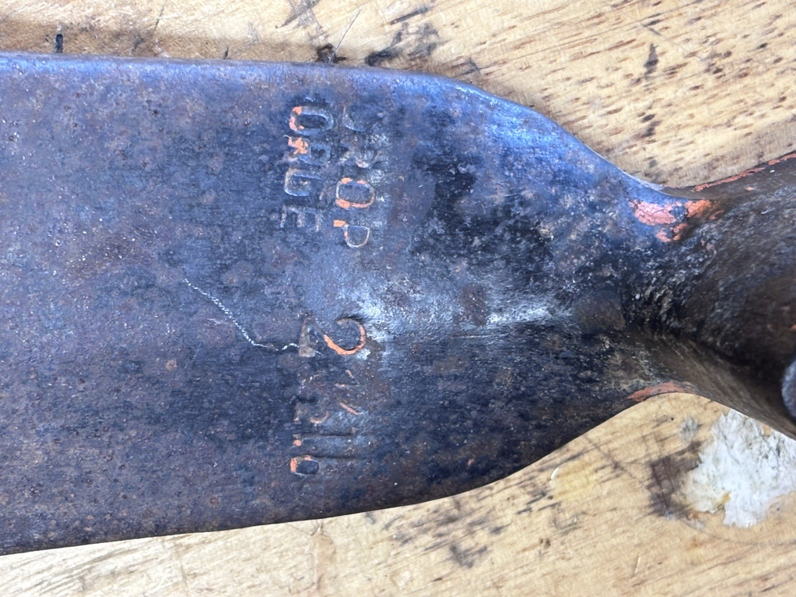 Vintage Drop Forge Axe Mattock 14 In. Long 2.5lb. Head