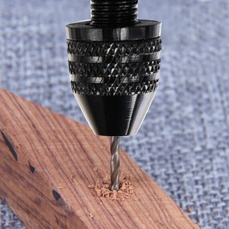 26 IN 1 Manual Keyless Chuck Pin Vise Rotary Tool Micro Hand Drill Bits 0.5-3mm