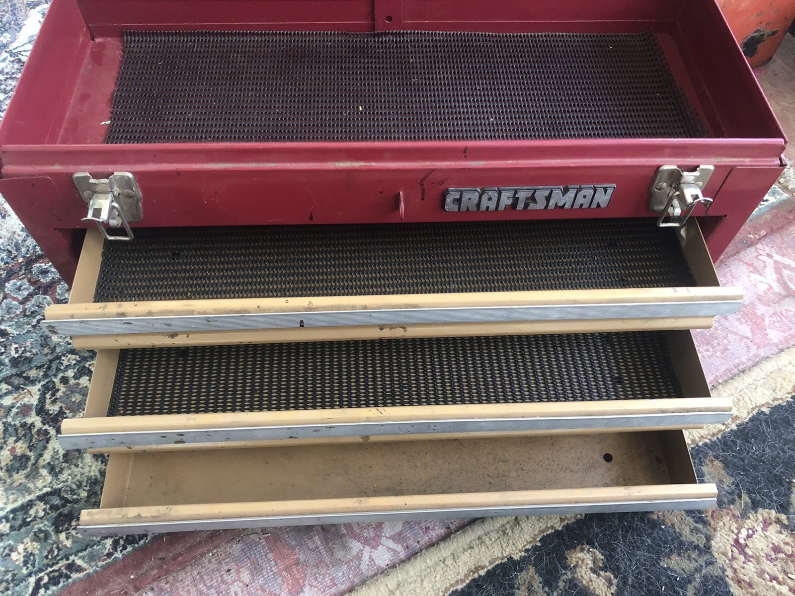 Craftsman 3 Drawer Tool Box Vintage Model 706 Waterloo SF 49ers NFL