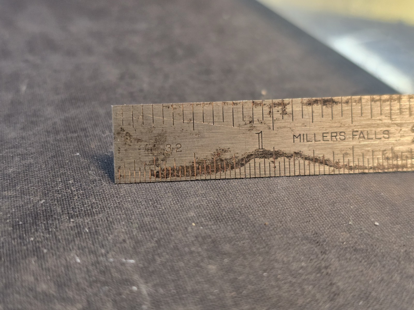 Vintage Miller Falls 6” Hardened Steel Rule No. 106 USA 4 Scale