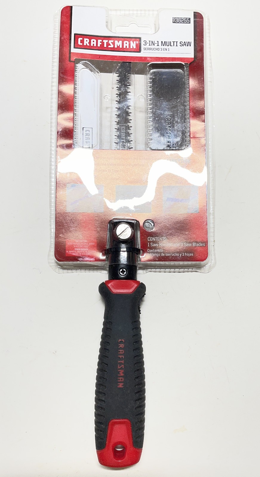 Craftsman 3-in-1 Multi Saw with Wood, Wallboard and Flush blades – 36255