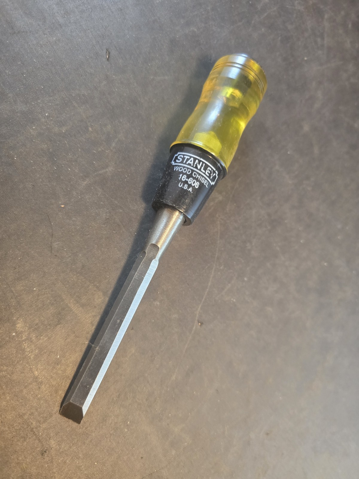 Vintage Stanley Wood Chisel 3/8″ No 16-606 Excellent