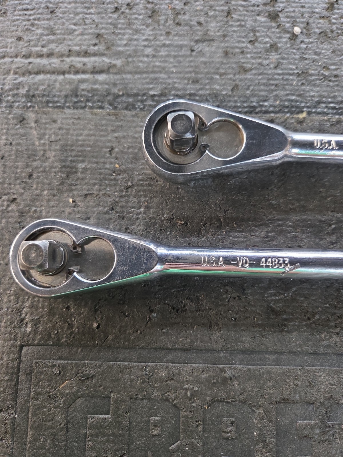 Vntg Craftsman Professional Full Polish Ratchet Set 44813 & 44833 VQ USA.