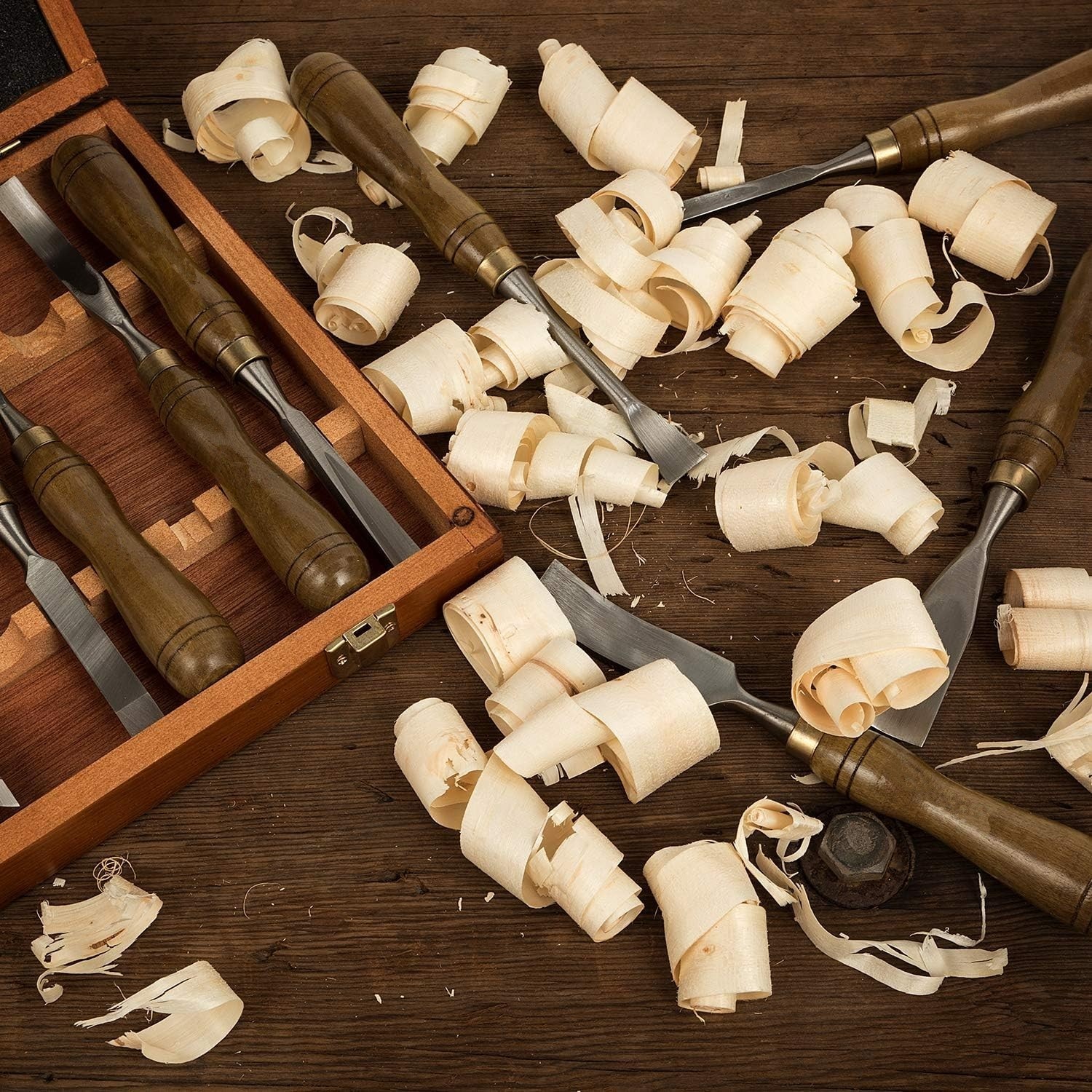 Juego De Cuchillos Para Tallar Madera, Juego De 12 Herramientas De Tallado NUEVO