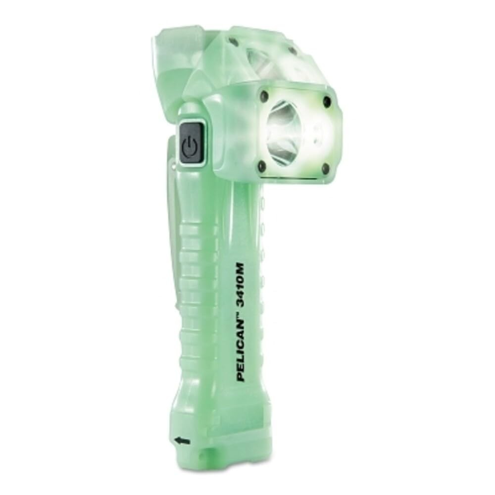 Pelican 3410 Right Angle LED Flashlight with One Size, Photo Luminescent Body