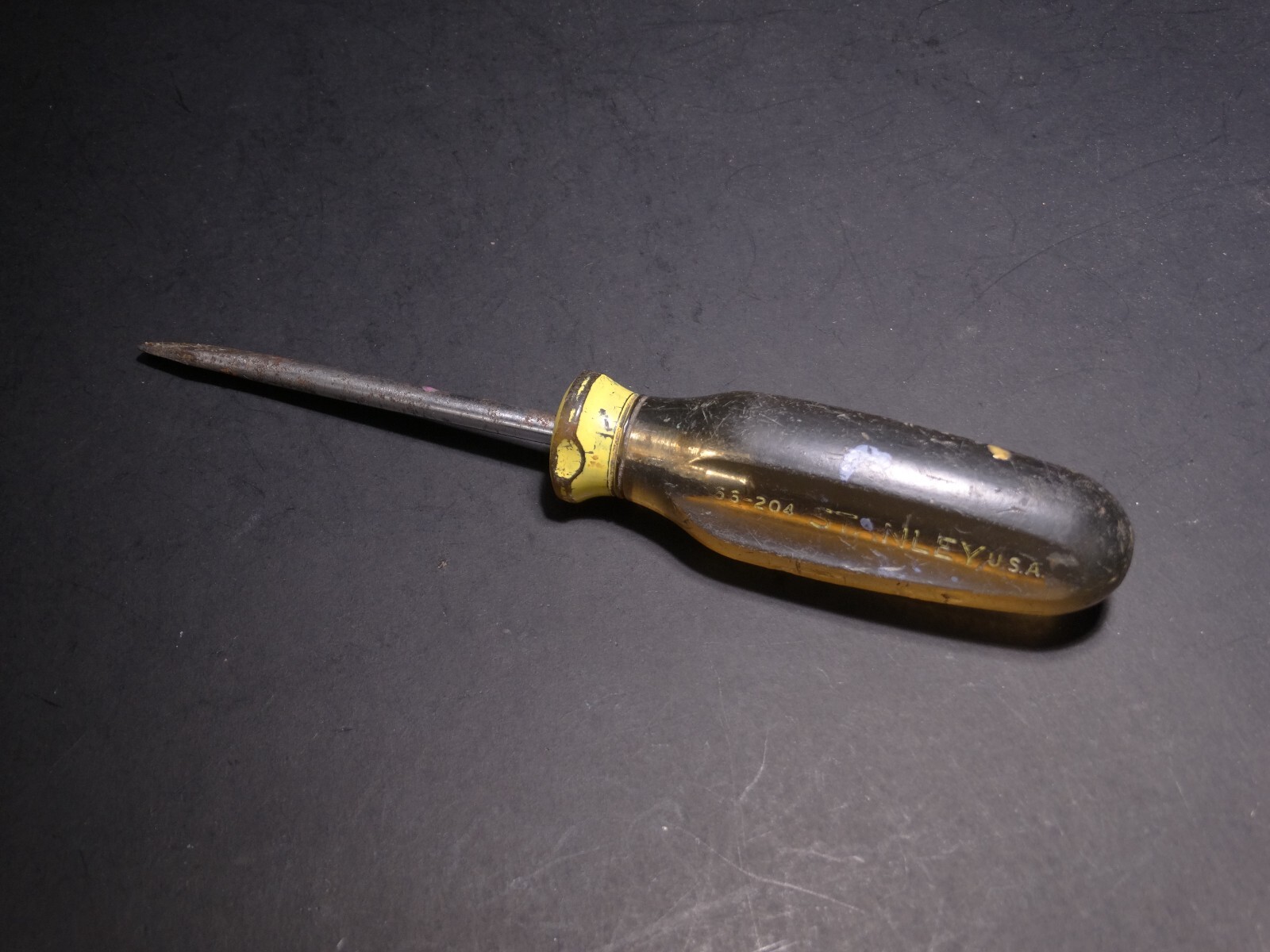 Stanley 66-204 Workmaster Screwdriver Vintage 8.5″ overall 4” Slotted Blade USA