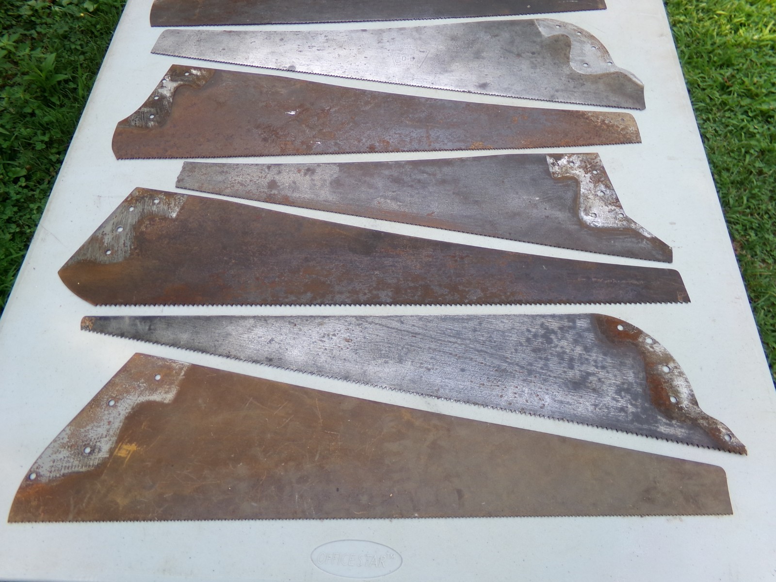 Hand Saw Blades Lot of 13 Woodworking Tools Disston