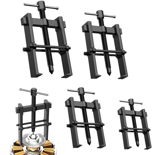 4 PCS 2-Jaw Bearing Pullers, 2 in 3 in 4 in 6 in Gear Puller, Carbon Steel