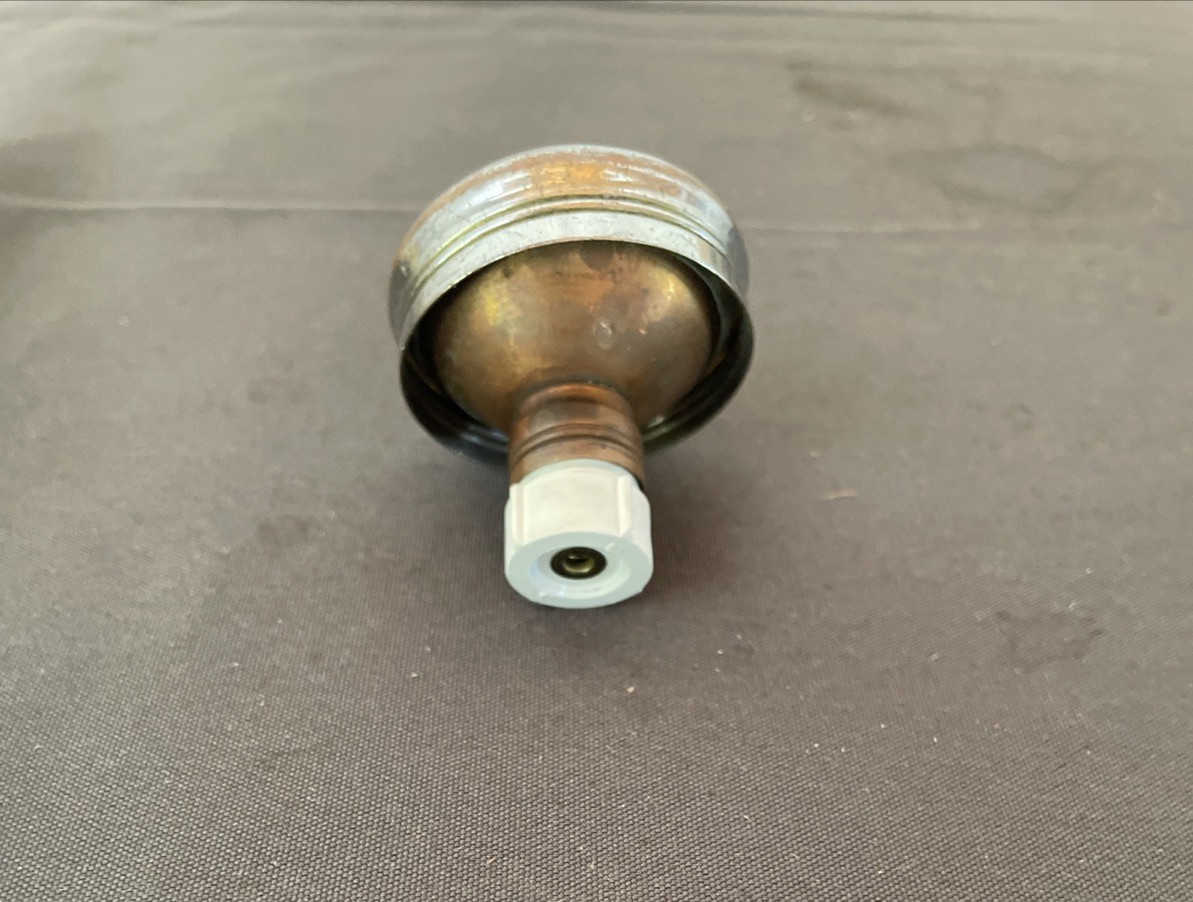 VINTAGE RAY-O-VAC BRASS BULLET TORPEDO FLASHLIGHT 1930’S 6.25″