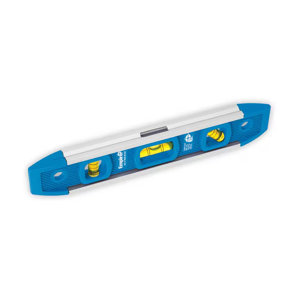 9 In. Torpedo Level with 7 In. Aluminum Rafter Square Free Shipping New