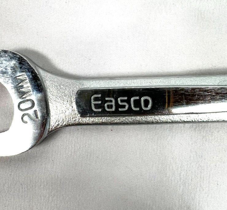 Vintage EASCO 63 620 Combination Wrench 20mm 12-Point Forged Alloy USA Tool