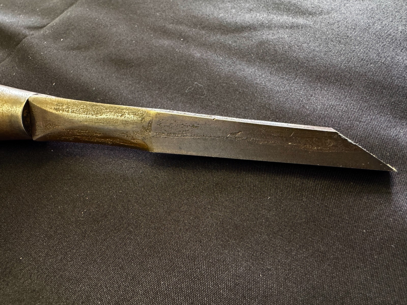 Vintage Japanese Nomi Chisel Used By Japanese Carpenter Showa Era Sharp Tool 5