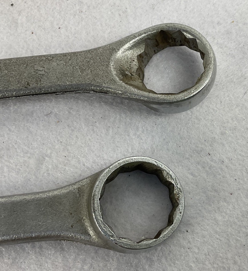 Barcalo Buffalo Combination & Box End Wrench Set Made USA 1″-1″ & 1″-15/16″