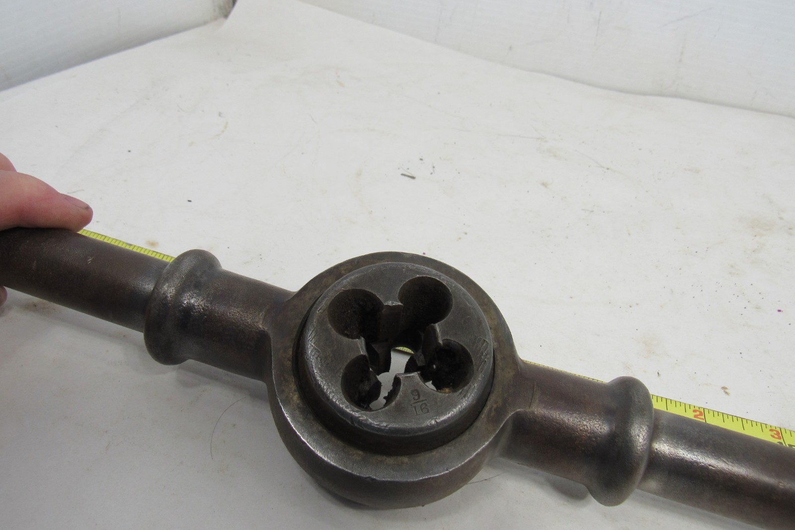 Large Vintage Wells Brothers Company Little Giant Die Head Holder with Handles