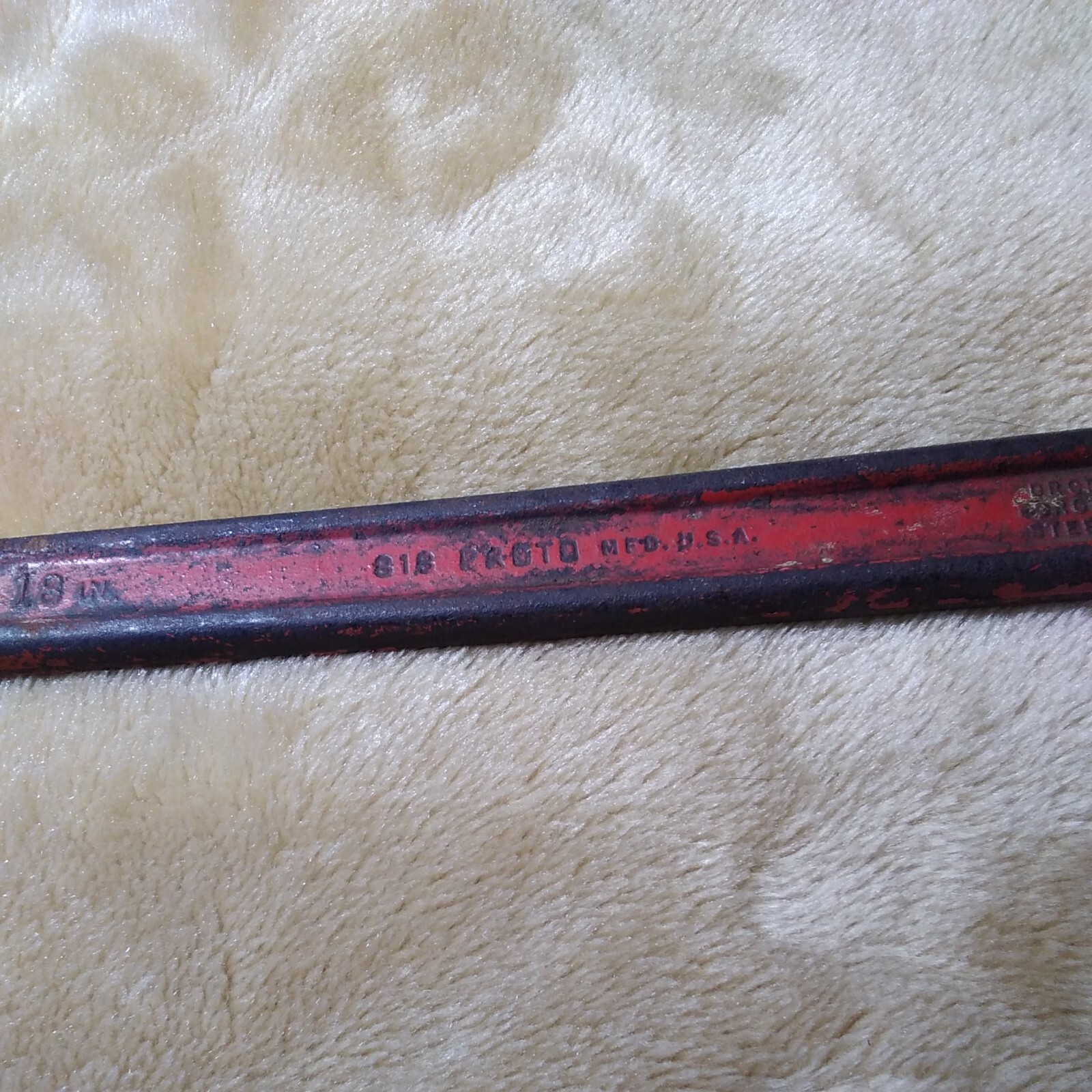 Vintage PROTO Mfg, USA Pipe Wrench 818 – 18″ Length Heavy Duty Circa 1950s