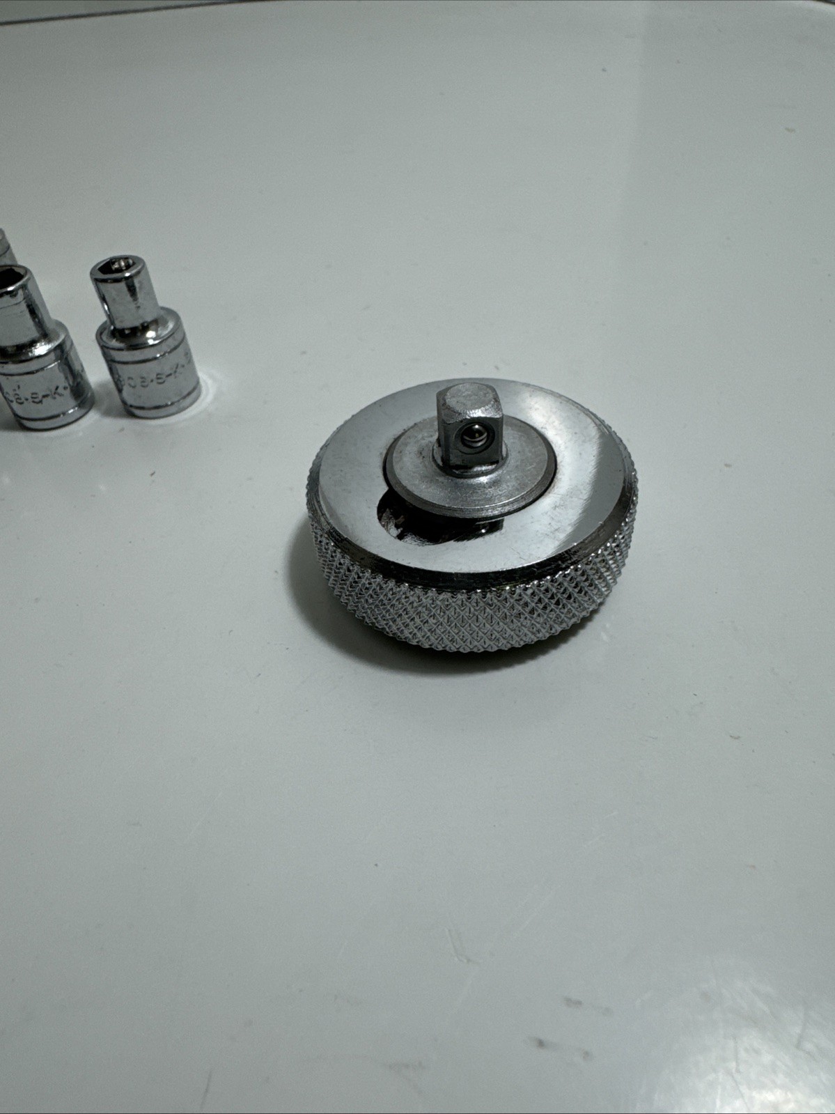 Vintage SK Tools 1/4 Drive Thumb Wheel Ratchet And Sockets