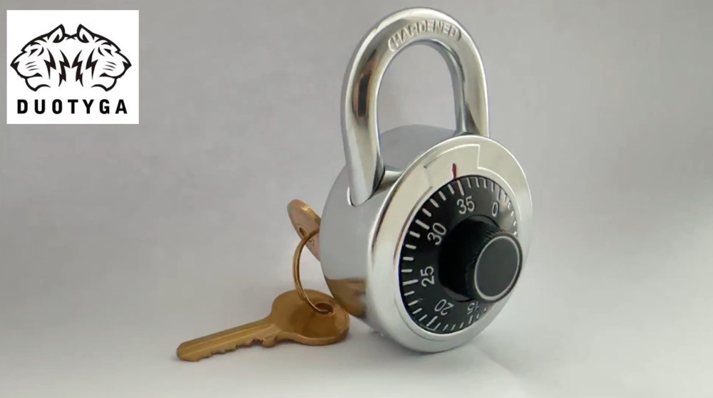 10 Pack Combination Padlocks with Key – Keyed Alike Locker Locks for Gym, School