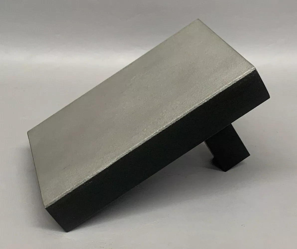 7/8″ Hardy Shank Hot Cut Anvil Plate 3/4″ Thick 6″ x 4″ Blacksmith Anvil Steel