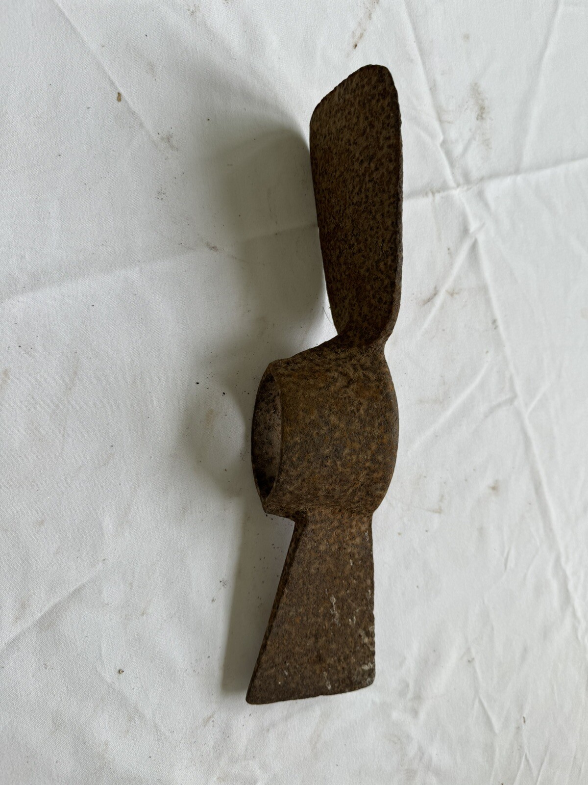 Vintage Grub Hoe Pick Axe HEAD Tool Garden Mining Farming MATTOCK 13 1/2″