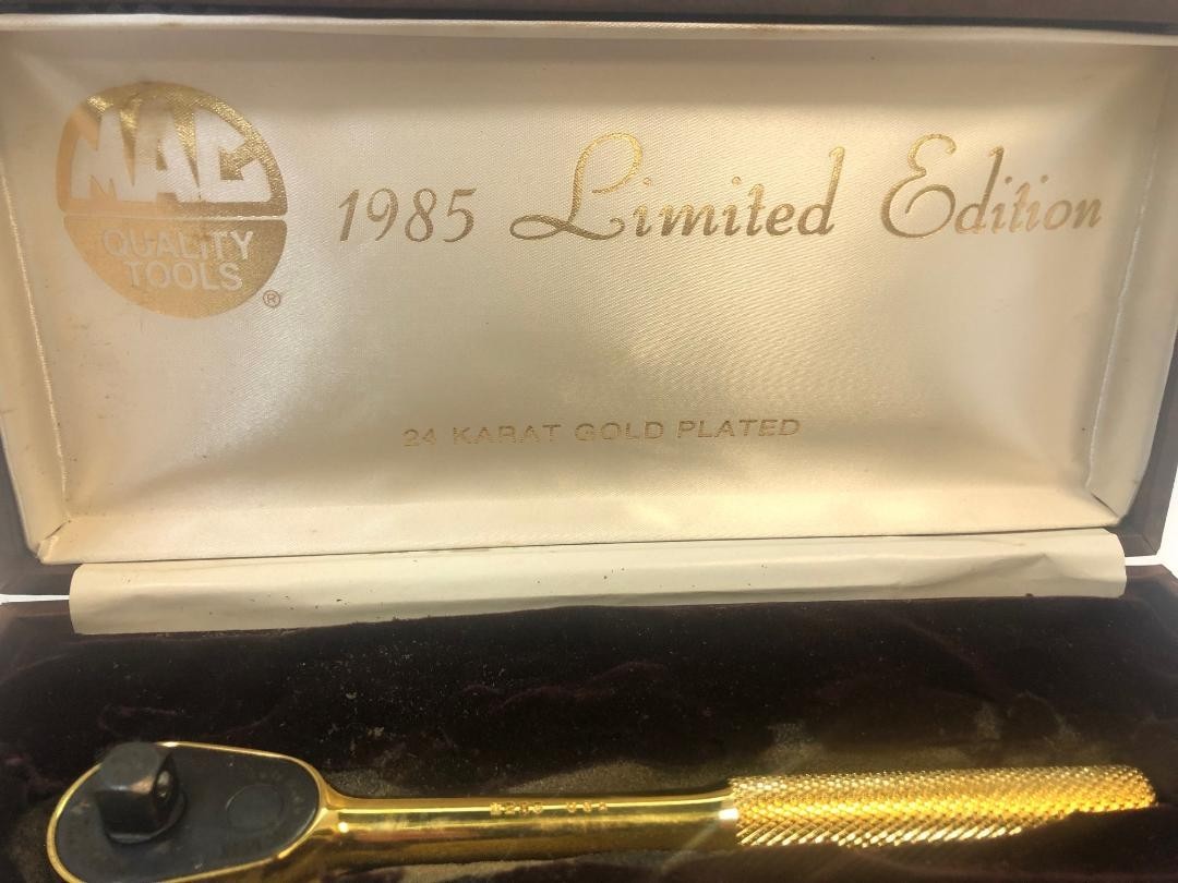 MAC TOOLS LIMITED EDITION 24KT GOLD PLATED 1/2 RATCHET (NLG058882)