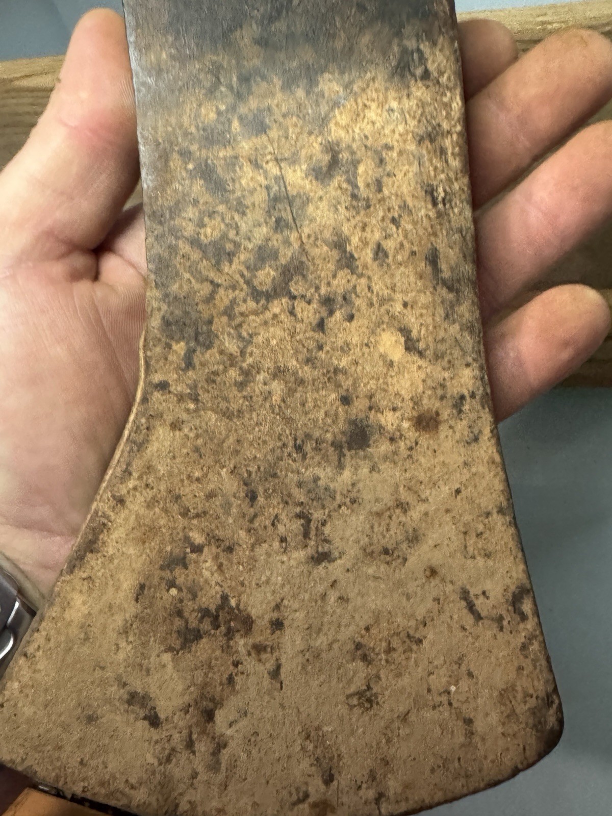 Mann Single Bit Axe Head Vintage Marked M 3 1/2