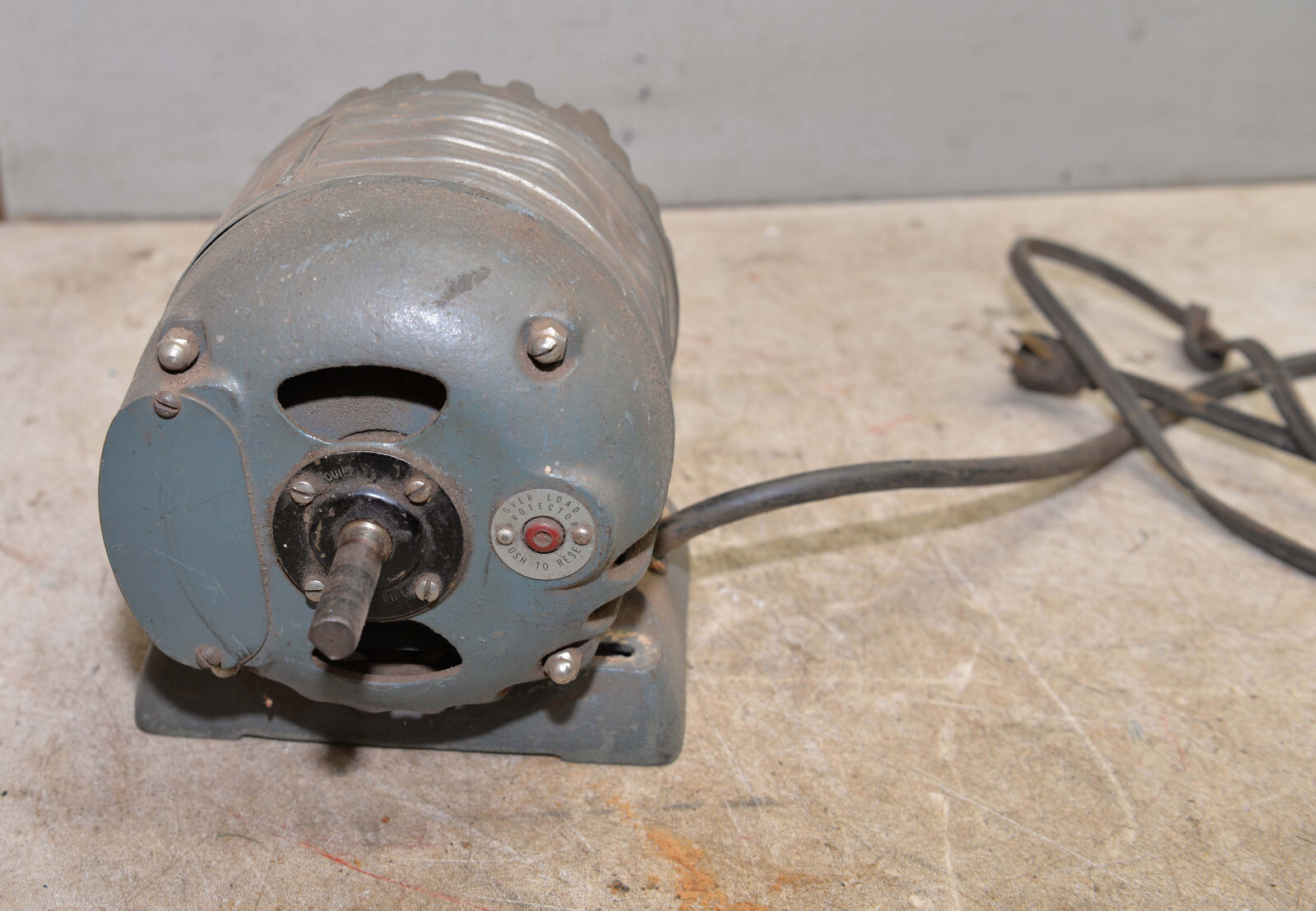 Vintage Craftsman dual shaft 1/2 hp reversable motor table saw lathe No 115 6963