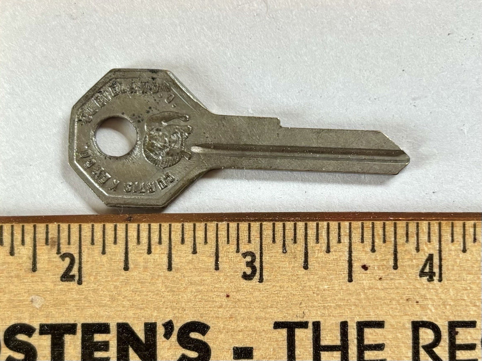 Vintage Made In The USA Curtis Key Co GM Bulldog Blank Cleveland Ohio