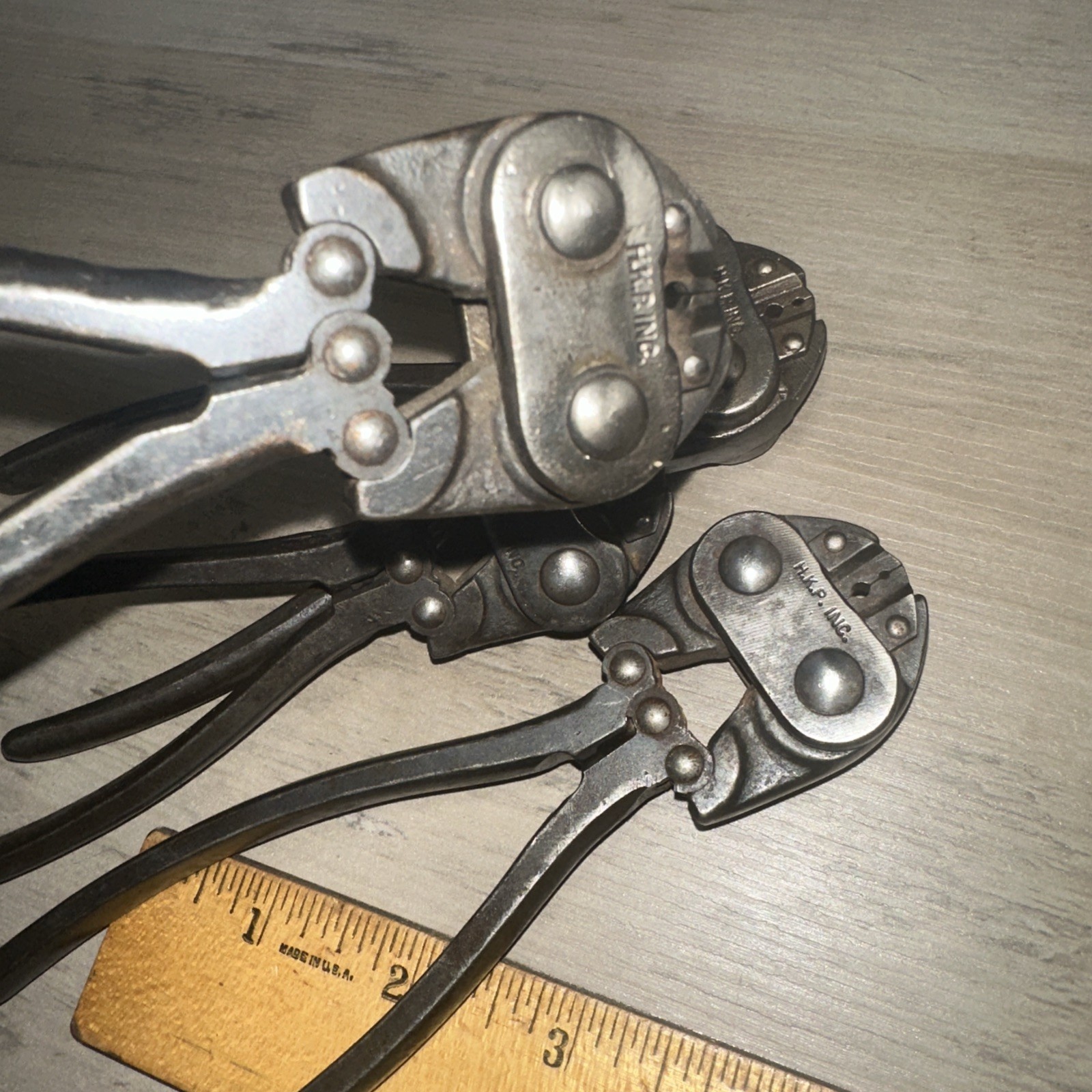 H. K. P. Inc. Porter Bell System B & D Crimpers Pliers 6 Inches Long. 4 Total!