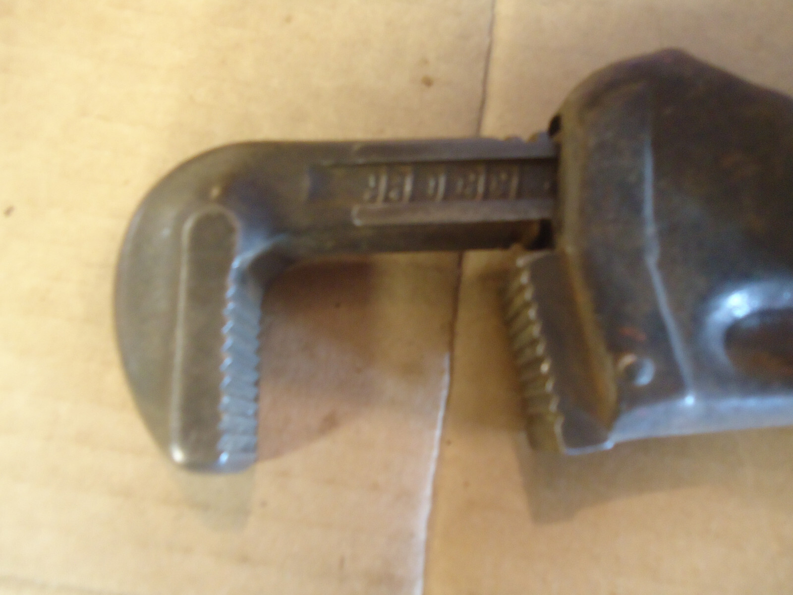 Vintage Ridgid 14″ Heavy Duty Steel Pipe Wrench The Ridge Tool Co Ohio USA