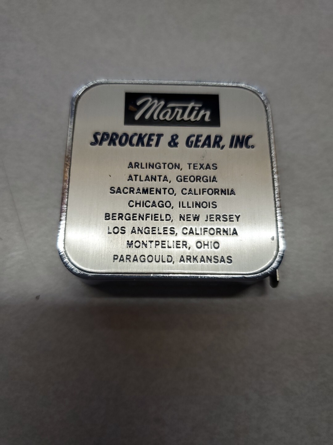 Vintage Barlow Rule Tape Measure- Martin Sprocket & Gear, Inc.