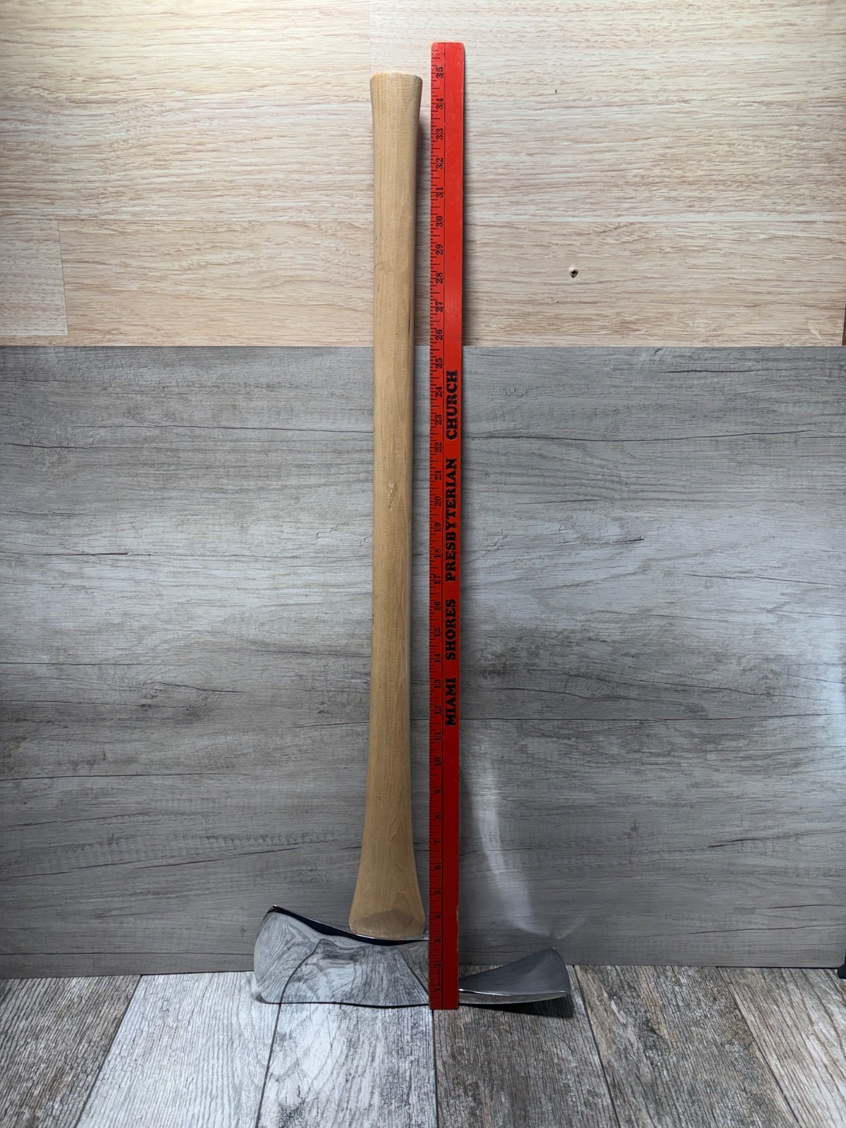 Vintage Fireman’s Firefighter Fire Axe Tool high polished gift display firehouse