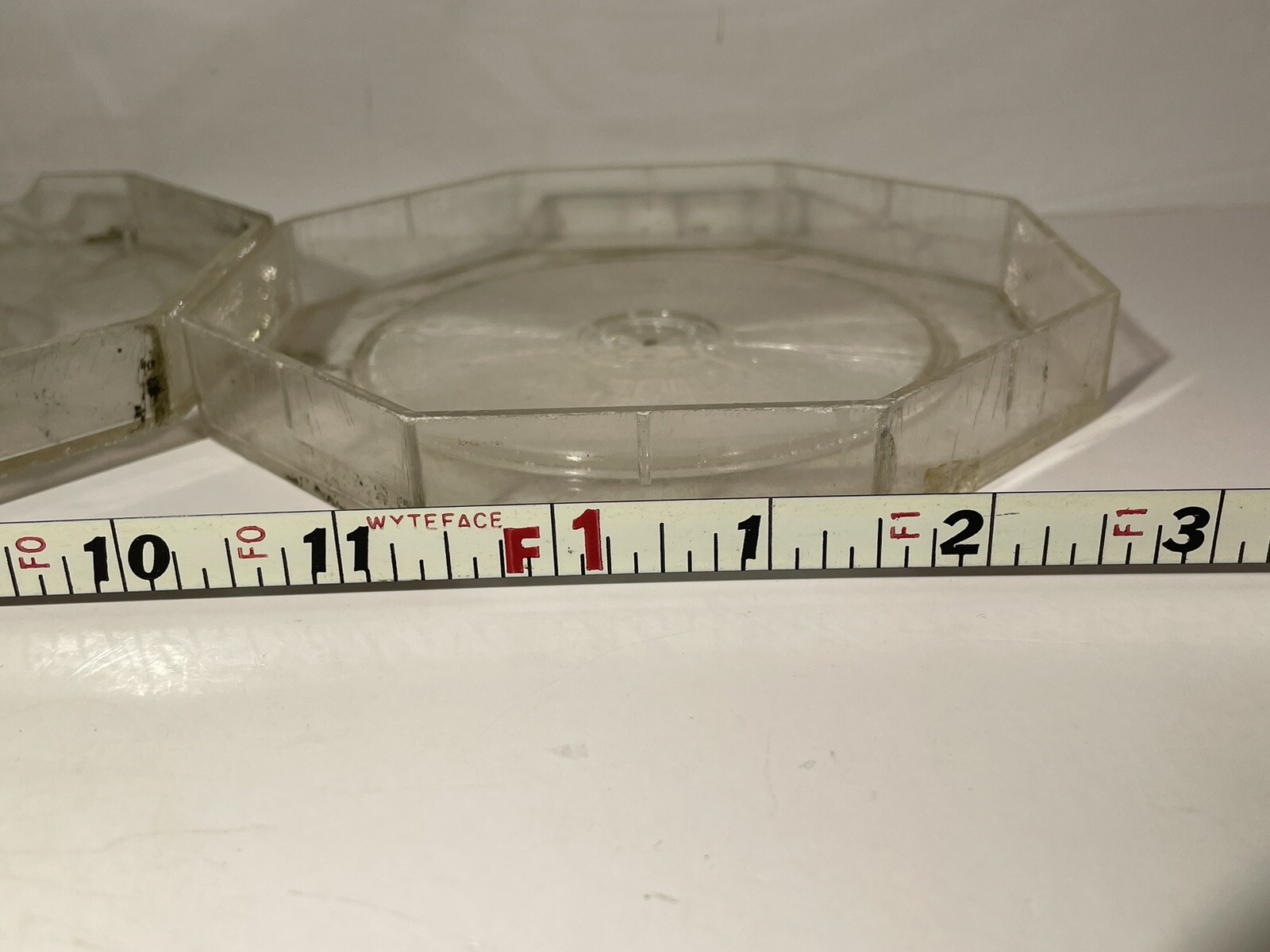 Vtg KEUFFEL & ESSER CO 100 Feet Steel Leather Tape Measure Favorite Wyteface K&E