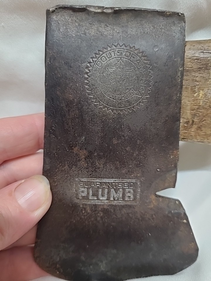 Vintage Genuine Plum Hatchet Boys Scout