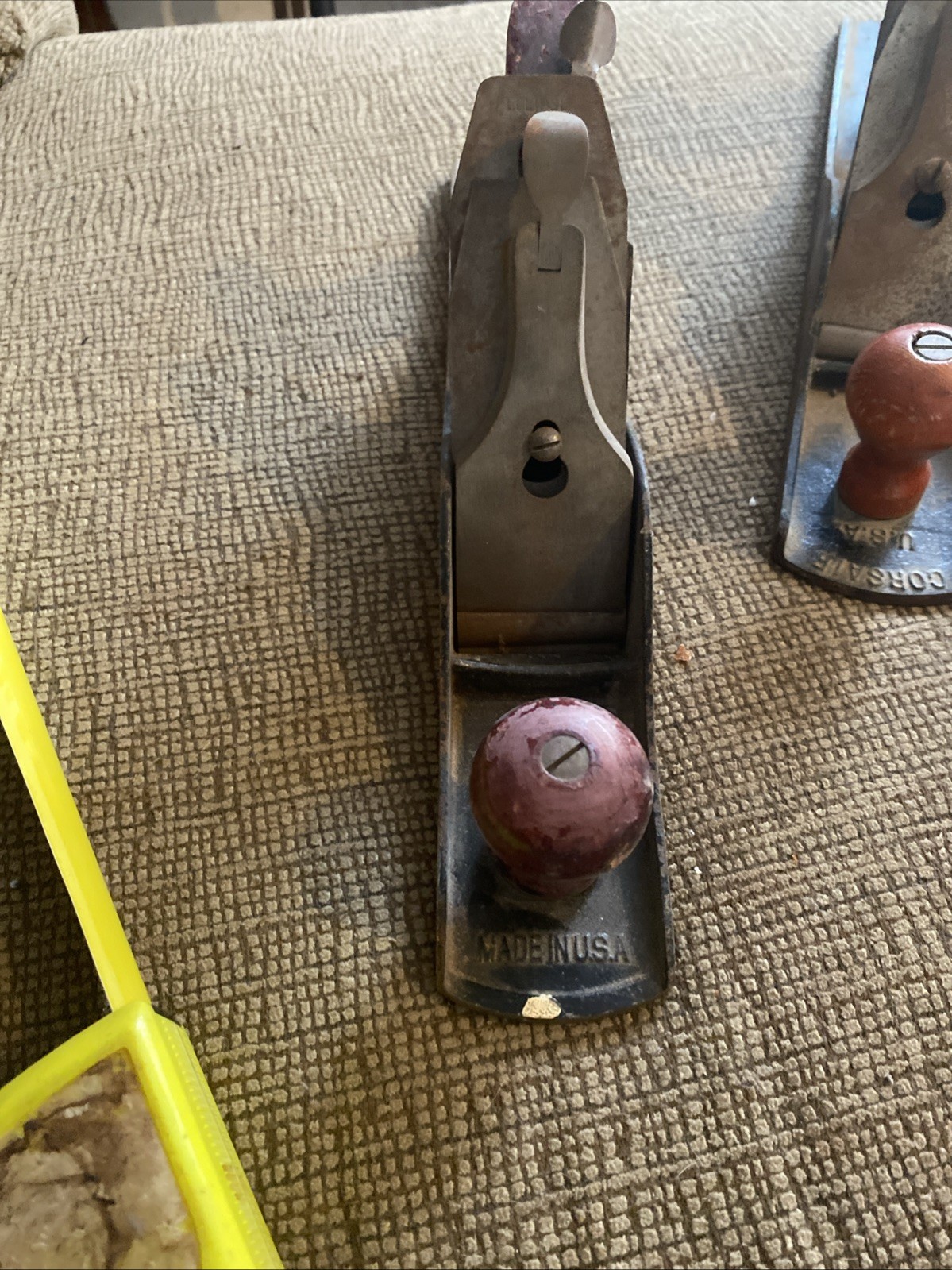 Lot of 3 Vintage Hand Wood Planes Made in USA Stanley Bailey Corsair & 1 More