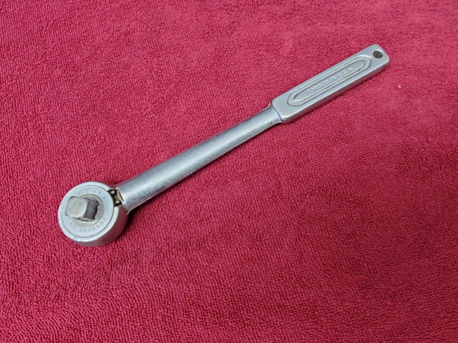 Vintage Indestro Super – No.3277 – 1/2″ Drive Ratchet – Made In USA