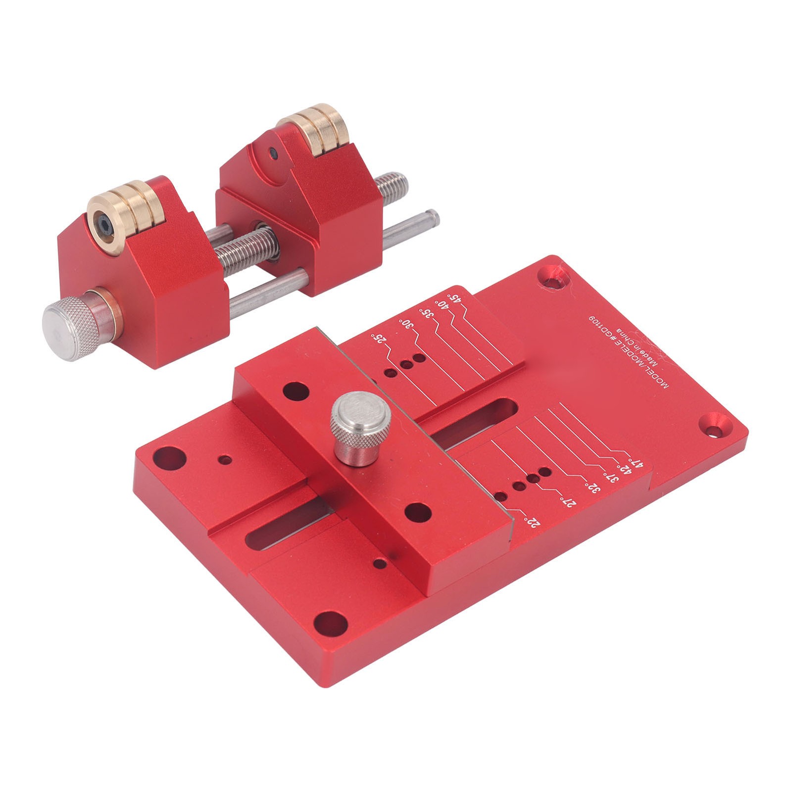 Chisel Sharpening Kit Honing Guide 15 To 45 Degree Angle Fixture And Gauge SET