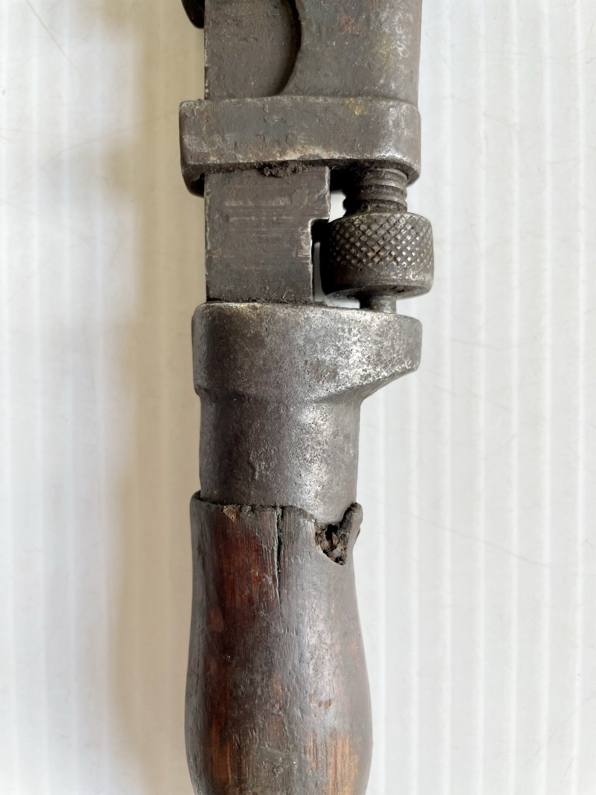 Vintage P. S. & W. Co 8″ Adjustable Monkey PIPE WRENCH Cleveland OH USA
