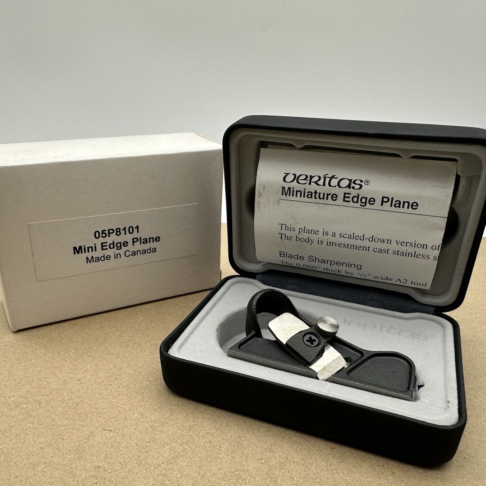 Veritas Miniature Edge Plane 05p81.01 05P8101 – New Open Box Made In Canada
