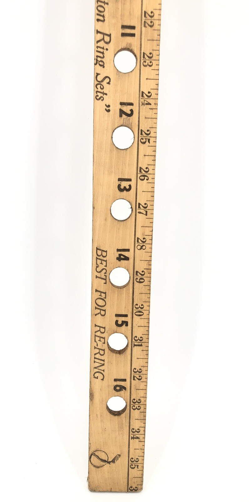Huffman Engine Parts & Service Auto Shop Vintage Advertising Yard Stick Eugene