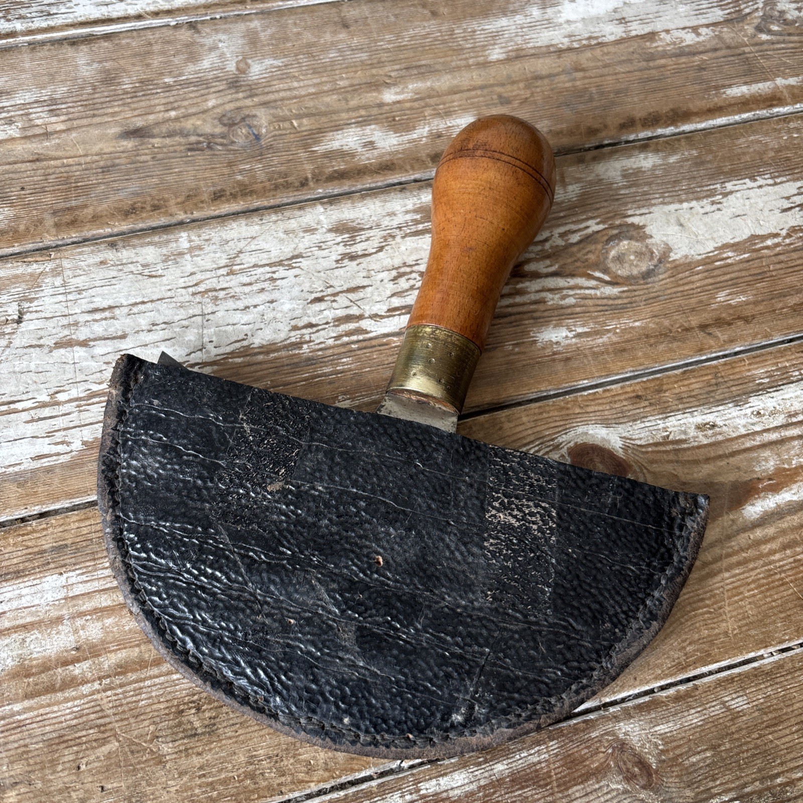 Vintage Marples & Sons Half Moon Leatherworking trimming Tool – England