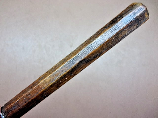 Antique W. BUTCHER Cast Steel 1/8″ Tang Style Shallow Gouge Wood Chisel
