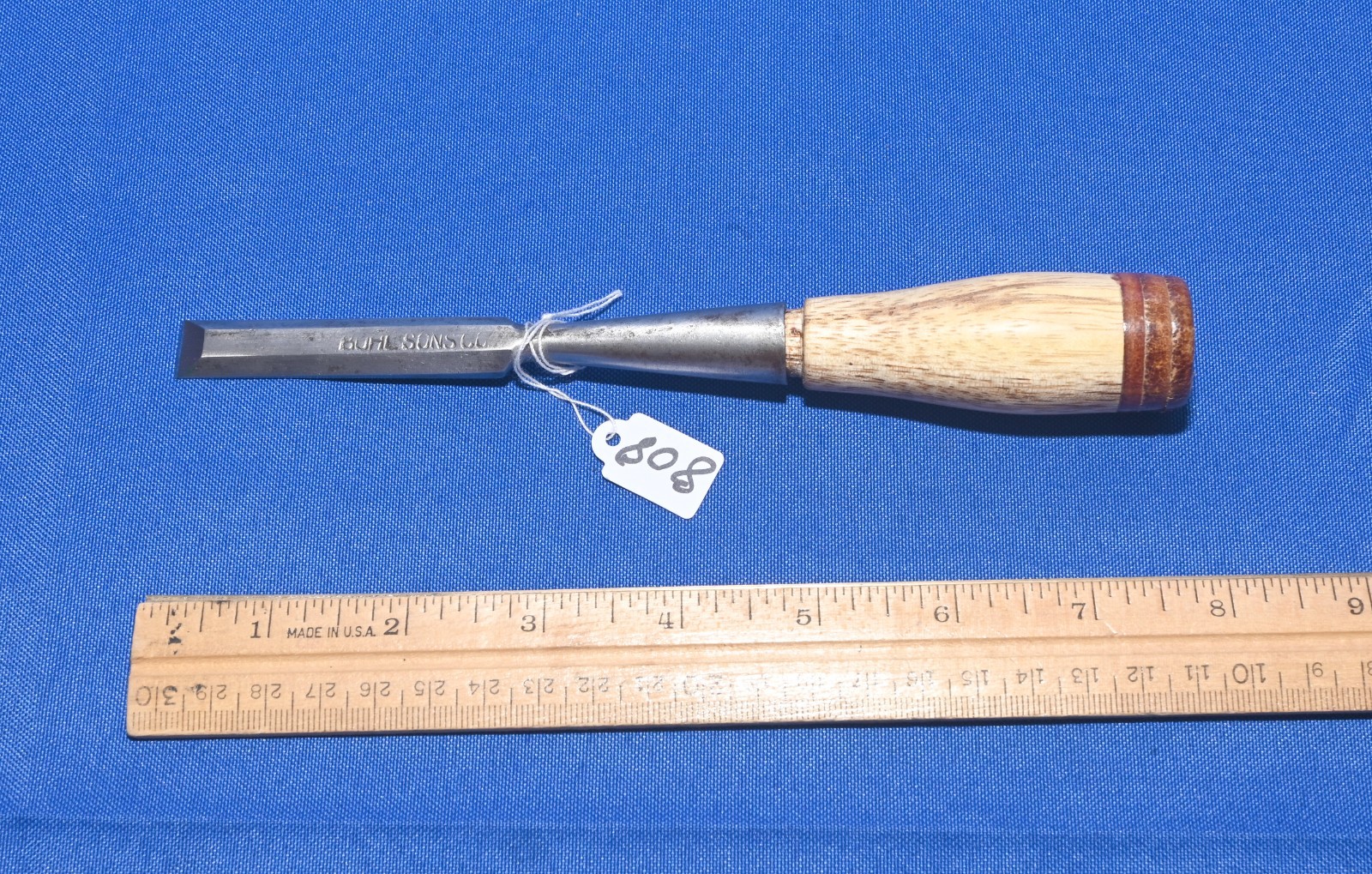 808 Razor Sharp Buhlshons Co 1/2″ Bevel Edge Socket Chisel