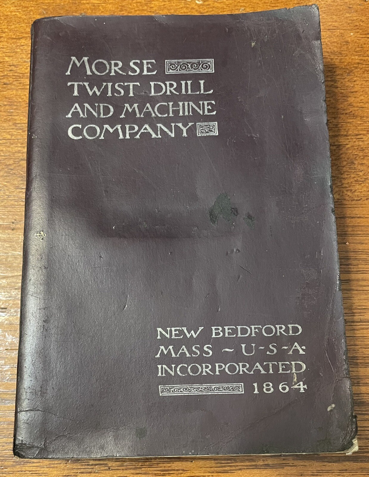 Morse Twist Drill And Machine Company 1924 Antique Tools Catalog New Bedford MA