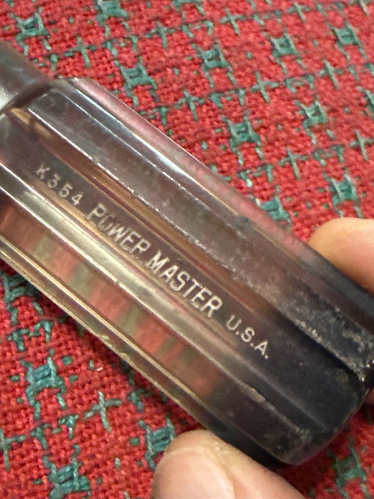 Vintage Powermaster Screwdriver Square Shank USA 🇺🇸 K354
