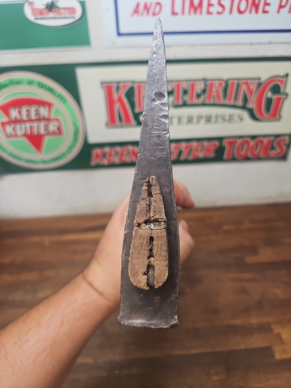 R84- Older modification FALLS CITY head to mortise type axe 3 lb 3 oz