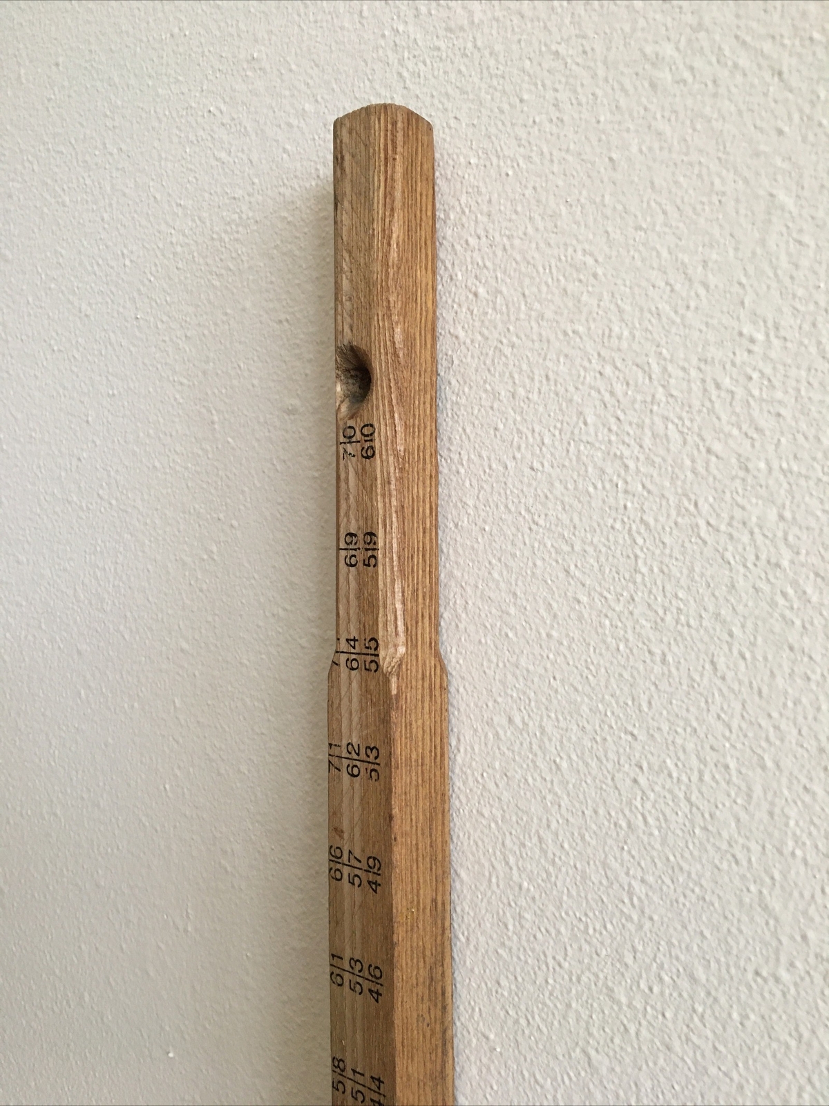 Vintage KASCO BANDSAW SAWMILL Lumber Log Board Stick Foot Logging Wood Tool Rule