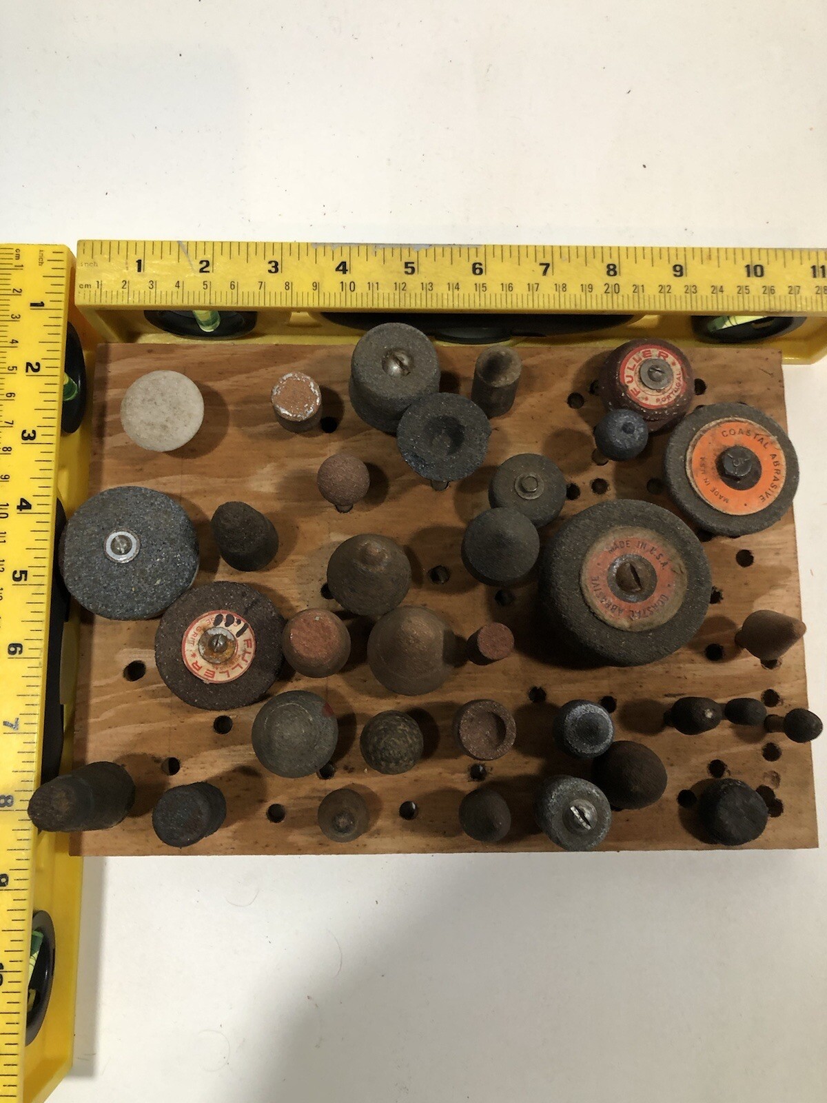Lot Of 34 Vintage Grinding Stones – Fuller, Coastal Abrasive