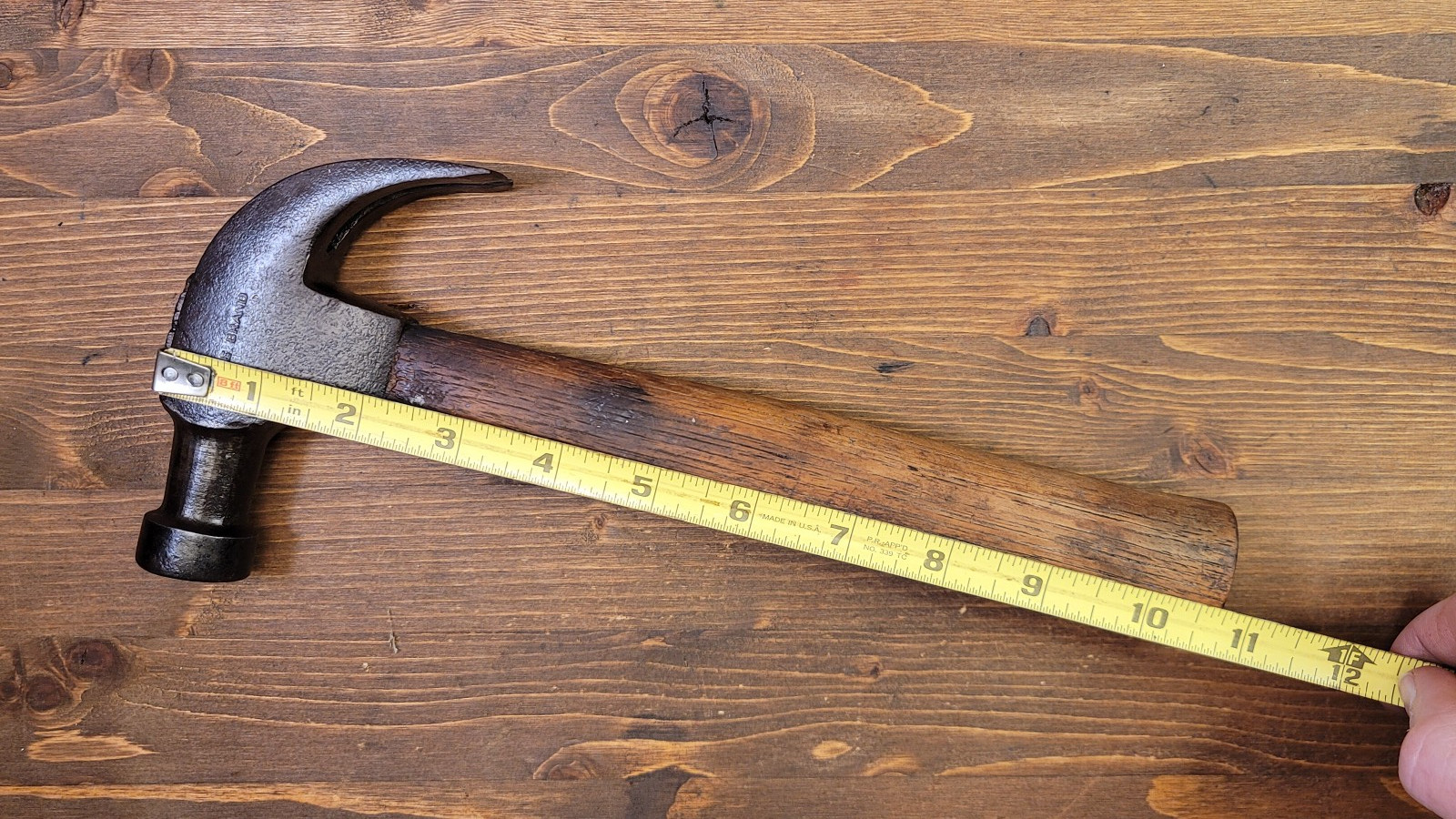 Vintage “Value Brand” Claw Hammer Old Tool Wood Handle – Relic of the Past