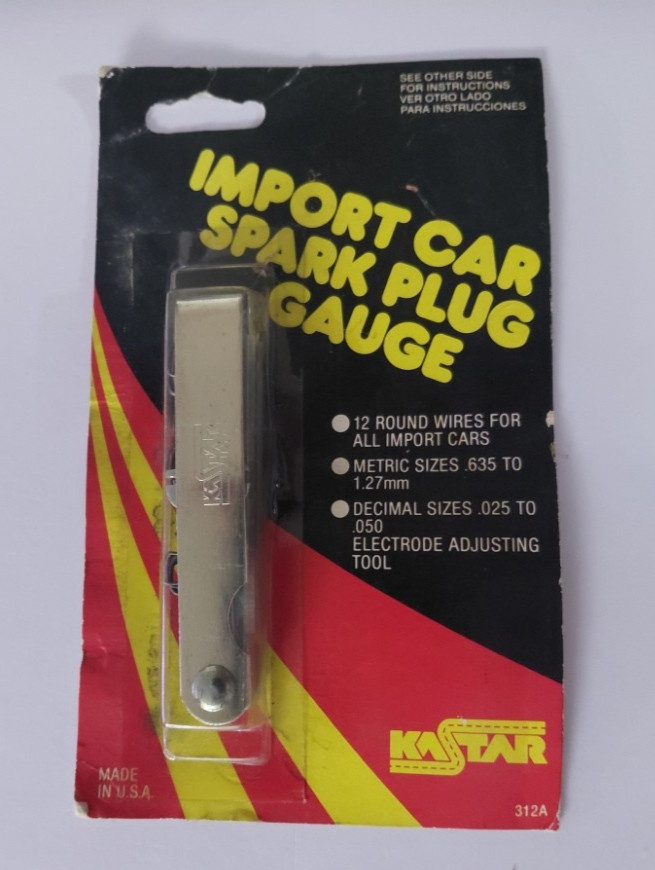 Kastar Import Spark Plug Gap Tool Folding Feeler Gauge Gapping Tool 312A